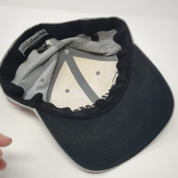 TaylorMade Aero Burner Fitted Baseball Cap Gray XL Embroidered Lightweight - Picture 7 of 10